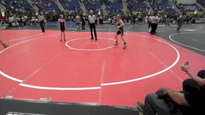 85 lbs Consi Of 4 - Treyden McCarrel, Wellington Eagles vs Mathieu Dean, Monte Vista Middle School