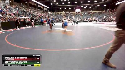 170 lbs Cons. Round 3 - Jacqueline Goodman, Leavenworth vs Chinyereugo Okafor, Wichita-Kapaun Mt. Carmel