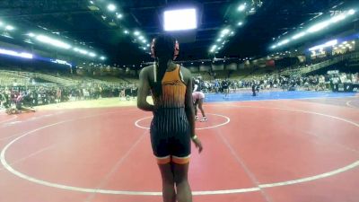 115 lbs Cons. Round 3 - Trynity Bradley, George Jenkins vs Leanna Hill, Lincoln Park Academy