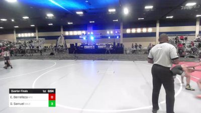 100 lbs Quarterfinal - Eden Berrelleza, Mtc vs GeneGene Samuel, Gold Rush Wr Ac