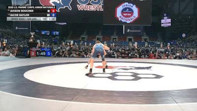 120 lbs Champ. Rd Of 16 - Jaxson Boucher, Michigan vs Jacob Naylor, Maryland