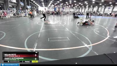 96 lbs Rd# 1 9:00am Friday - Marco Hutcherson, Dynasty Deathrow vs Nolan Petit, NCWAY National Team