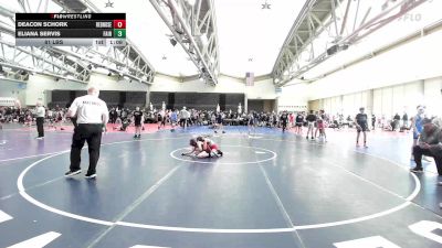 81 lbs Rr Rnd 2 - Deacon Schork, RedNose ES vs Eliana Servis, Fair Lawn Jr Wrestling