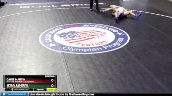 106 lbs Semifinal - Caine Martin, Beat The Streets - Los Angeles vs Emilio Escobar, Granite Wrestling Club