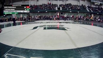 133 lbs Cons. Round 3 - Lucian Brink, Northern Illinois vs Luke Passarelli, Davidson