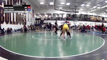 180 lbs Round 3 (16 Team) - Josie Hosea, Carthage University vs Emily Eakins, Siena Heights University