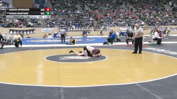 126 lbs Champ. Round 2 - Aeson Springer, Oldham County vs Ethan Masters, Boyle County