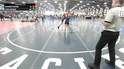 170 lbs Round Of 64 - Cooper Porter, PA vs Luke Hayden, MO