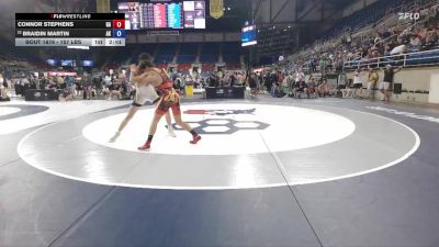 157 lbs Cons. Rd Of 32 - Connor Stephens, GA vs Braidin Martin, AK