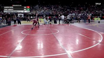 126 lbs Champ. Round 1 - Aaron Goss, Elko vs Toby Abbott, Middleton
