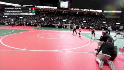 74 lbs Cons. Round 2 - Jackson Gorsuch, LH1 vs Dominick Borjas, OAK3