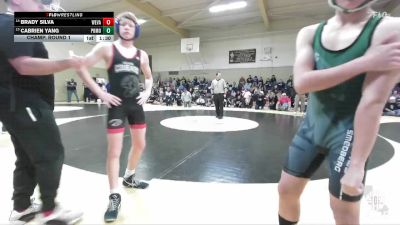 112 lbs Champ. Round 1 - Cabrien Yang, Smedberg Middle School vs Brady Silva, Sutter Middle School