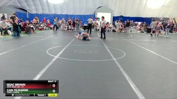 105 lbs Round 5 (8 Team) - Issac Brown, Ohio Gold 24k vs Cain Mlinarsik, Terps Xtreme