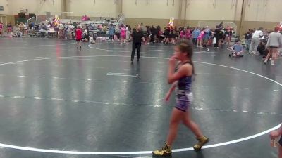 84 lbs Rr Rnd 4 - Adalynn Knowles, Not Plain Jane's - Purple vs Mila Perez, Lady Repears