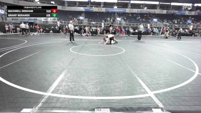 130 lbs 7th Place - Maxwell Denham, Florida National Wrestling Team vs Grant Beranek, Ashland-Greenwood