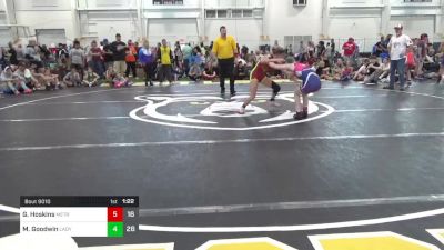 105 lbs Round 2 - Gianna Hoskins, Metro All-Stars vs Mylee Goodwin, Lady Pitbulls