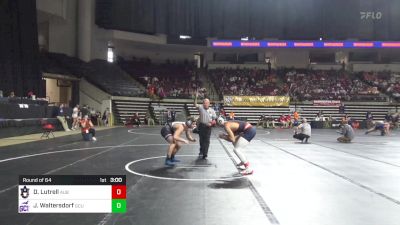 157 lbs Round Of 64 - Dillon Lutrell, Auburn vs Jacob Waltersdorf, Grand Canyon