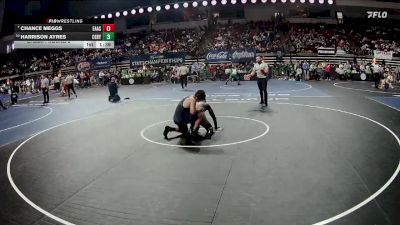 D 1 175 lbs Champ. Round 2 - Chance Meggs, East Ascension vs Harrison Ayres, C.E. Byrd