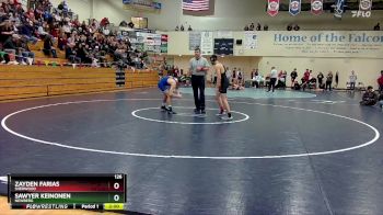 126 lbs Quarterfinal - Sawyer Keinonen, Newberg vs Zayden Farias, Sherwood