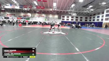 285 lbs Cons. Round 2 - Daniel Erlandson, Jamestown (N.D.) vs Noah Winder, Southeastern