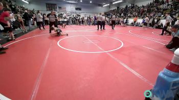 70-75 lbs Rr Rnd 1 - Joely Hunt, Vian Wrestling Club vs Brantly Bergmann, Grove Takedown Club