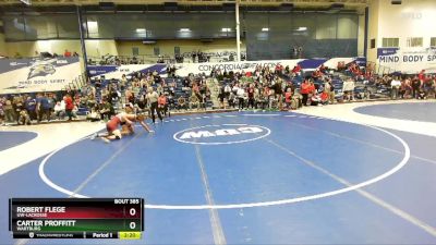 165 lbs Quarterfinal - Robert Flege, UW-LaCrosse vs Carter Proffitt, Wartburg