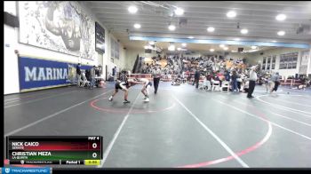 120 lbs Cons. Round 2 - Nick Caico, Servite vs Christian Meza, La Quinta
