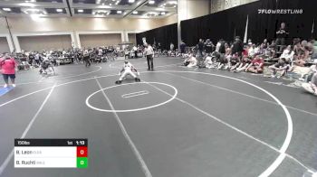 150 lbs Round Of 32 - Brian Leon, Eleanor Roosevelt HS vs Braylin Ruchti, Salem Elite WC