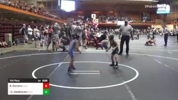 46 lbs 5th Place - Brenden Romero, Colorado Regulators vs Gabe Oedekoven, Governor Wrestling