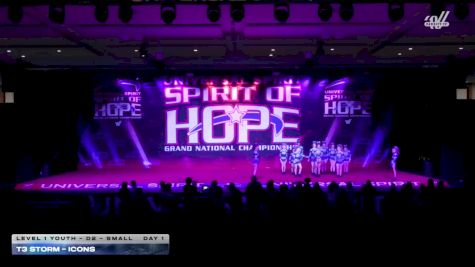T3 Storm - Icons [2026 L1 Youth - D2 - Small Day 1] 2026 Spirit of Hope Grand Nationals