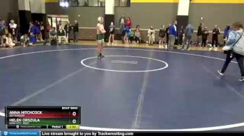 120 lbs Champ. Round 1 - Helen Orszula, Iowa City, West vs Anna Hitchcock, Bettendorf