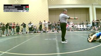113 lbs Round Of 128 - Cody Sieminski, Sweet Home vs Adrian Hernandez, Canyon Springs HS