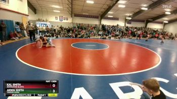 120A Quarterfinal - Kal Smith, Burns/Pine Bluffs vs Aiden Smith, Tongue River