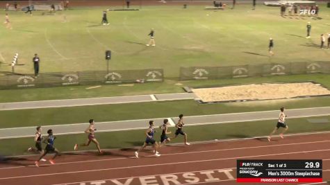 Men's 3k Steeplechase, Finals 1