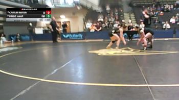 117 lbs Cons. Round 3 - Paige Haaf, Wisconsin - Oshkosh vs Caitlin Reiter, Lindenwood University