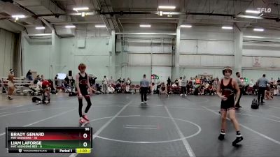 96 lbs Round 4 (8 Team) - Brady Genard, Mat Assassins vs Liam LaForge, Mat Assassins Red