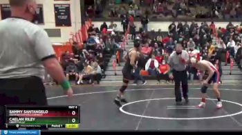 120 lbs Quarterfinal - Sammy Santangelo, Hoffman Estates (CONANT) vs Caelan Riley, LIBERTYVILLE