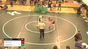 126 lbs Consolation - Cameron Birnbaum, Sharon vs John Hasenfus, Plymouth South