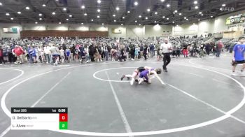 69 lbs Consi Of 8 #1 - Dresden DelSarto, Infinite WC vs Lane Alves, Westside Wrestling Inc