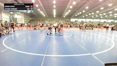 110 lbs Round Of 32 - Adam Lopez, The Hunt Wrestling Club Black vs Jayden Jimenez, Grit Mat Club Blue