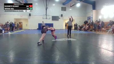 107 lbs Quarterfinals (8 Team) - Elizabeth Bonney, Long Beach vs Sevana Gill, Picayune High School