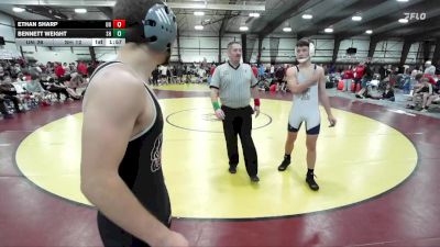 126 lbs Round 6 (8 Team) - Ethan Sharp, Uintah vs Bennett Weight, Salem Hills