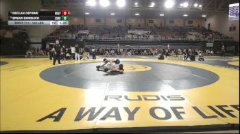 150 lbs Quarterfinal - Declan Obyrne, Malvern vs Spear Gorelick, Charlotte Latin
