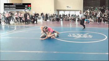 107 lbs Rr Rnd 1 - Stella Gabriel, ICWL Lady Bruisers vs Karina Batres, NewWhale Teel - Girls