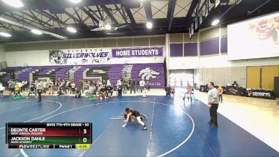 92 lbs Semifinal - Deonte Carter, West Jordan Jaguars vs Jackson Dahle, Agon Academy