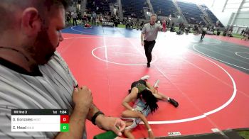 116 lbs Rr Rnd 3 - Olivia Gonzales, Westside Roughriders vs Chloe Mead, Gold Rush Wr Ac