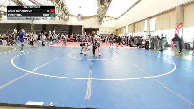 85 lbs Rr Rnd 8 - Gage Richardson, Georgia United ES vs Piper Full, Mat Assassins Gray