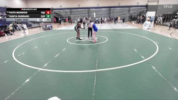 185 lbs Cons. Semi - Faith Morrow, Fort Defiance vs Taniya Hubbard, Clover Hill