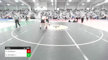 160 lbs Consi Of 32 #2 - Zachary Iaciofano, RI vs Ayden Christian, VA