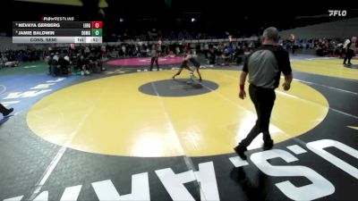 6A/5A Girls 110 Cons. Semi - Nevaya Gerberg, Liberty Girls vs Jamie Baldwin, South Medford Girls